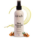 Kitsch Heat Protection Spray for Hair Heat Protectant for Hair with Argan Oil Styling Hair Spray for Frizz Control, Shine & Damage Protection Protects Strands Up to 450¡F 6.8oz