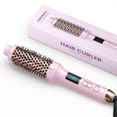 PRITECH Thermal Brush 1.5 inch, Heated Round Brush Creates Blowout Look, Ionic Curling Iron Brushes with Adjustable temperature, Dual Voltage Hair Styling Tool