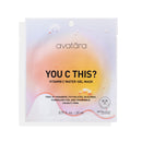 Avatara - You C This? Vitamin C Water-Gel Mask, Hydrating Mask, Sheet masks with Niacinamide and Hyaluronic Acid, Facial Mask Made with Natural Fibers, Paraben-Free Vitamin C Face Mask, 0.71 fl.oz
