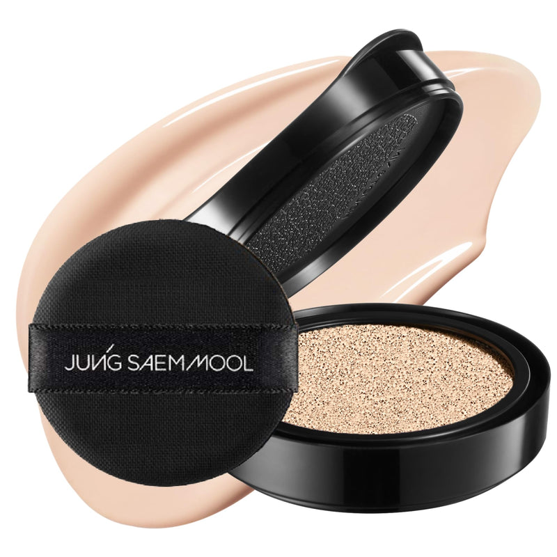 [JUNGSAEMMOOL OFFICIAL] Essential Skin Nuder Cushion (Fair Light) | Refill | Natural Finish | Buildable Coverage | Makeup Artist Brand