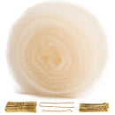 Hair Bumps for Volume Insert,Hair Sponge, Hair Filler&Padding for Updo,Cream White