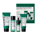SOME BY MI AHA BHA PHA 30Days Miracle AC SOS Kit - Toner 1.01Oz, Serum 0.33Oz, Cream 0.7Oz, Foam 1.01Oz - Mild Exfoliating Daily Skin Care Set - Skin Wastes, Sebum, Oiliness Care - Korean Skin Care