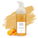 OFRA Cosmetics Foaming Vitamin C Cleanser - Frothy Face Wash Cleaner for Smooth & Glowing Skin - Daily Cleansing Skin Care for Removing Makeup, Dirt & Oil - Gentle Vegan Formula - Citrus Scent, 150mL