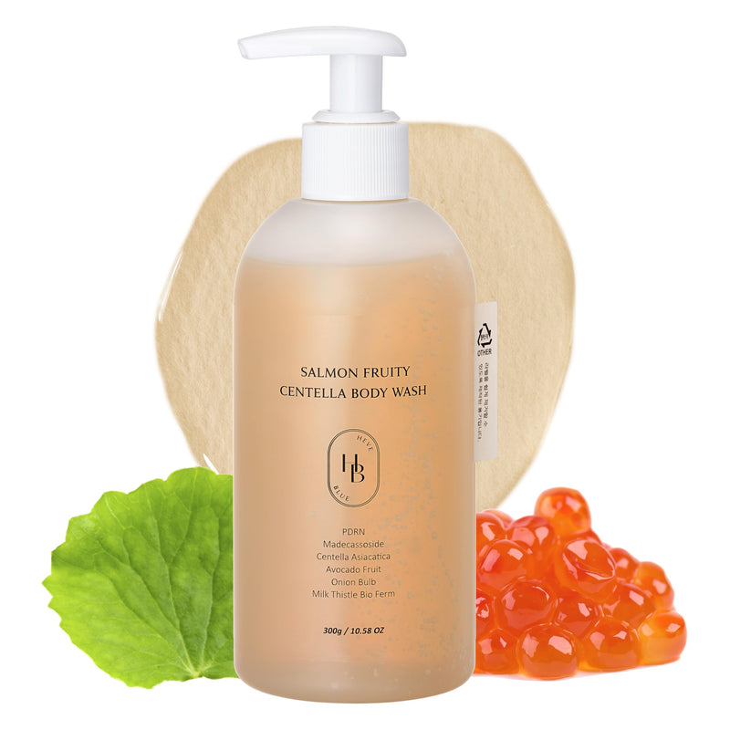 Salmon Fruity Centella Body Wash - Sensitive Skin, Korean Skincare, Bodycare, Hypoallergenic, Allergen-free Fragrance, PDRN, Salmon PDRN, Moisturizing, Natural Surfactants, K-Beauty