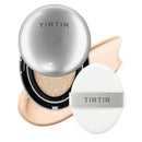 TIRTIR Mask Fit Aura Silver Cushion Foundation | Semi-glow Finish, Natural Coverage, Moisturizing, Lightweight, Korean cushion foundation (