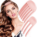 2Pcs Hair Volume Clip for Fluffy Bangs, Wind Shaping Styling Comb for Men and Women, No Crease Hair Lifting Clips for a Puffy Lazy Hairstyle, Volumizing Root Lifting Comb (Pink)