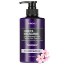 KUNDAL Honey & Macadamia Natural Conditioner, Korean Hair Care Damage Repair, Deep Hydration, Long Lasting Fragrance, with Honey, Argan Oil, Macadamia Oil 16.9fl oz (Cherry Blossom)