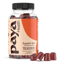 Skin Retinol and Biotin Gummies for Clear, Smooth Skin, Healthy Hair & Nails | Supplement with Zinc, Vitamins A, E and C | Non-GMO, Gluten-Free, Cherry Flavor, 60 Count