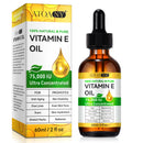 Vitamin E Oil 75,000 IU 2 Fl Oz - 100% Pure Vitamin E Oil for Skin, Face, Hair, Body - Natural Antioxidant for Dryness, Wrinkles, Scars & Stretch Marks, Moisturizing and Firming Skin