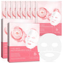 8PCS Collagen Face Mask Skincare for Facial Forehead Wrinkle Deep Dydration Collagen Mask for Women, Moisture Firm Enhance Skin Vitality, Vitalizing Probiotic