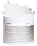 Mary&May Vitamin B, C, E Cleansing Balm - Oil Balm Gentle Makeup Remover and Skin Purifier for Glowing, Clear Skin - Hypoallergenic and Cruelty-Free, EWG ingredients, 4.06oz.
