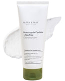 Mary&May Houttuynia Cordata + Tea Tree Deep Clean Foam - Pore Cleansing, Skin Trouble Care, Soothing Hydration - Korean Skincare, EWG Green Grade, Hypoallergenic, 5.07 fl oz