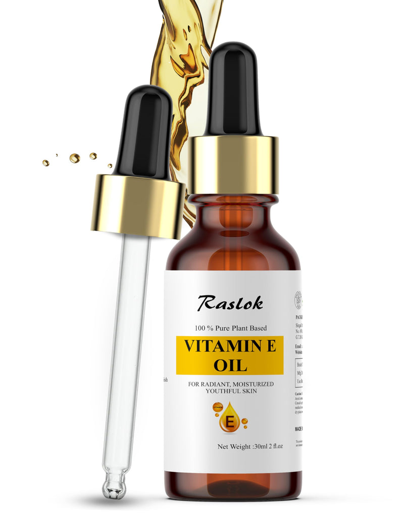 100% Pure Plant-Based Vitamin E Oil Helps Nourish and Moisturize Skin for a Soft| Radiant, and Youthful Appearance | Supports Healthy-Looking Skin and Hair | 2 Fl.oz - 30ml