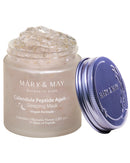 Mary&May Vegan Calendula Peptide Ageless Sleeping Mask - Overnight Hydration Face Gel Mask Korean Facial Mask - Soothing Acne, and Anti-Aging with Ceramide, Hyaluronic Acid, Cica, 3.7 fl.oz.