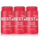 DAMUSI Hair Mattifying Volumizing Texturizing Powder for Men Women Fluffy Hair Texture Volume Styling Powder Matte Finish Oil Control Natural Look Easy to Apply(3PCS)