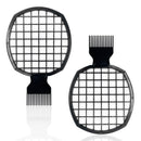 2Pcs Upgraded Twist Combs Hair Sponge Brush, Superior to Hair Sponge for Curls in Men and Women, Dual-sided Design, ABS Material, Ergonomic, Lasting Over a Year, 2 Combs Included