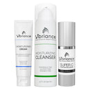 Vibriance Bundle Skincare Set | Super C Serum, Moisturizing Cleanser and Face Cream | Complete Kit for Radiant Beauty