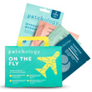 Patchology On The Fly Travel Facial Kit Travel-Friendly Hydrating Skincare Essentials for Face, Eyes and Lips Includes 2 Pair Under Eye Patches, 2 Hydrate Sheet Mask for Refreshed Skin,1 Lip Mask