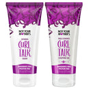 Not Your Mother's Fragrance-Free Curl Talk Sculpting Gel & Defining Cream (2-Pack) - 6 fl oz - Protein-Free Hair Products for Sensitive Curls