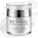 EnaSkin Retinol Face Wrinkle Cream: Collagen Anti Aging Moisturizer - Neck/Forehead Tightening - 7% Hyaluronic Acid Serum, Women-Men's Mature/Dry Skin, 1.7 Oz