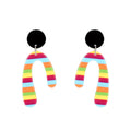 European And American Fashion Acrylic Geometric Earrings