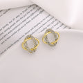 Temperament Earrings Sterling Silver Cold Wind  Female