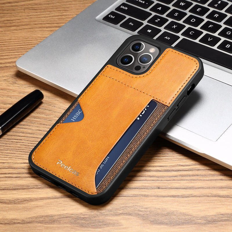 Phone  Business Back Leather Card Phone Case