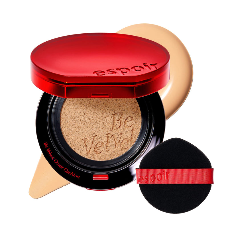 espoir [NEW] Be Velvet Cushion Foundation | Quick and Easy Coverage with Long-lasting Color by Zero Oxidation (