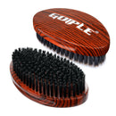 360 Curved Wave Brush For Men & Beard - Hard Palm Wave Hair Brushes Wave Styler Great for Wolfing - 360 Wolfin Pro Nylon Hard Bristle Brush for Barbers & Daily Use Idea for Black Hair (Red)