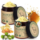 2 Pcak Beef Tallow Cream with Castor Oil and Frankincense, 100% Grass-Fed Tallow for Skin Care, Face & Body Moisturizer for Skin, Sensitive Skin & Dry Skin Age Defying, Eczema All-Purpose Balm