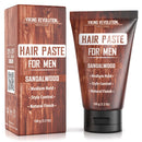 Viking Revolution Hair Paste for Men - Sandalwood Scented Texture Paste - Medium Hold, Natural Finish - Matte Look, Easy Wash Out, Non-Greasy Styling Cream for All Day Control (3.5oz)