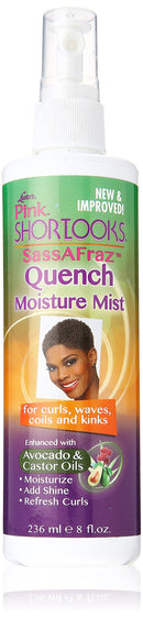 Luster's ShortLooks SassAFraz Quench Moisture Mist