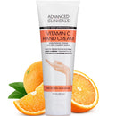 Advanced Clinicals Vitamin C Body & Hand Lotion Moisturizing Skin Care Cream For Hands & Body Intense Soothing & Hydrating Vitamin C Hand Cream Moisturizer For Dry Cracked Hands, Large 8 Fl Oz