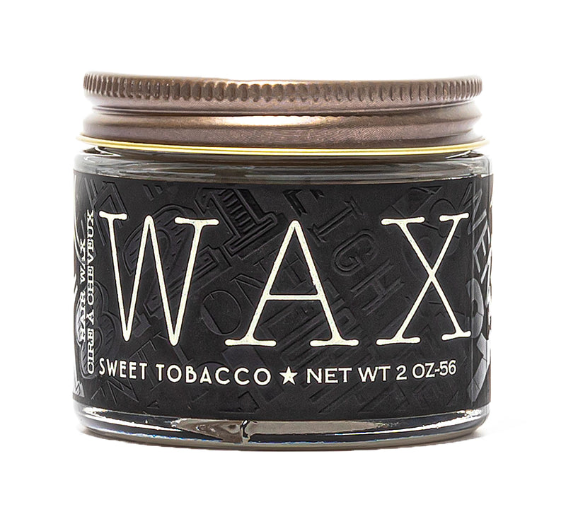18.21 Man Made Hair Styling Product, 2oz. Original Sweet Tobacco Scent in Wax with Low Shine Finish