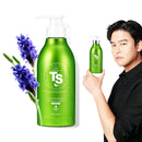 TS New Premium Shampoo | Korean Hair Loss Care for Thinning Hair with Biotin & Niacinamide | Zinc Pyrithione & 19 Botanical Extracts | Sulfate-Free Creamy Formula for Scalp Health (17.6 Fl Oz / 500ml)