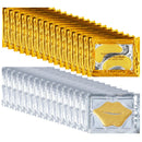 32 Pairs Eye Masks & Lip Mask, 24K Collagen Under Eye Patches for Dark Circles and Puffy Eyes, Reduce Lip Wrinkles, Anti Chapped & Remove Lip Dead Skin, Nourishes the Lip & Eye Skin (Gold)