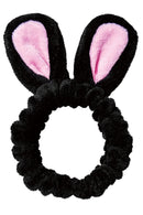 Spa Hair Styling Headband - Black Rabbit | Skincare Makeup Accessory for Face Washing (8.26" x 5.5")