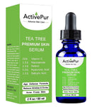 Premium TEA TREE SERUM (Big Size 2 Oz/60 ml) Oil for Acne, 20% Vitamin C & B3 MSM Hyaluronic Acid Retinol Salicylic Acid Niacinamide Acne Scar Treatment Anti Aging Wrinkle Dark Spots Blemishes Pimple