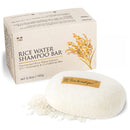 mimosu Hair Growth Shampoo Bar, Fermented Rice Water 2-in-1 Shampoo & Conditioner, 5oz, Unscented, pH Balanced, Solid Bar for Oily Hair, Korean Hair Care