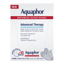 Aquaphor Repairing Hand Masks, Moisturizing Gloves for Dry Hands, Moisturizer for Dry Skin with Avocado Oil and Shea Butter, Pack of 6