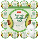 Purederm P/D Avocado Collagen Mask(Circle) (12pcs)