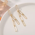 Temperament Earrings Sterling Silver Cold Wind  Female