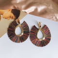 European And American New Exaggerated Tassel Earrings