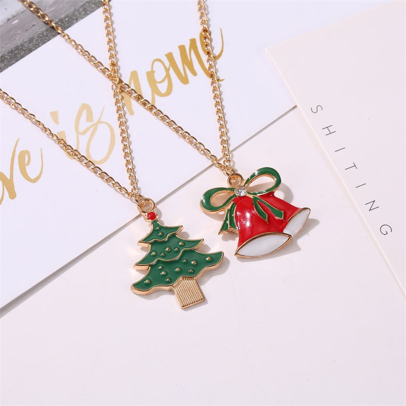 Christmas Multi-style Pendant Necklace Ladies Trend Multi-style