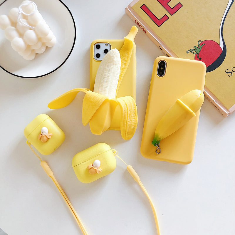 Creative Personality Squeeze The Banana Mobile Phone Case
