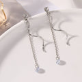 Temperament Earrings Sterling Silver Cold Wind  Female