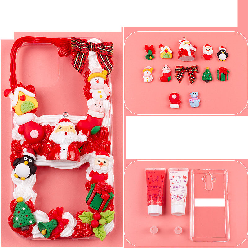 Diy Cream Gel Mobile Phone Case Set Cute Element Resin Accessories