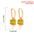 Accessories Bohemian Colored Soft Clay Beaded Earrings