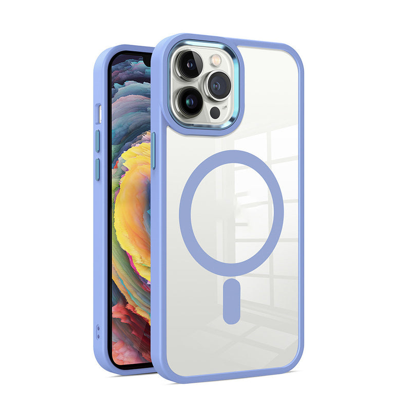 Magnetic Case Transparent Phone Case Protective Cover