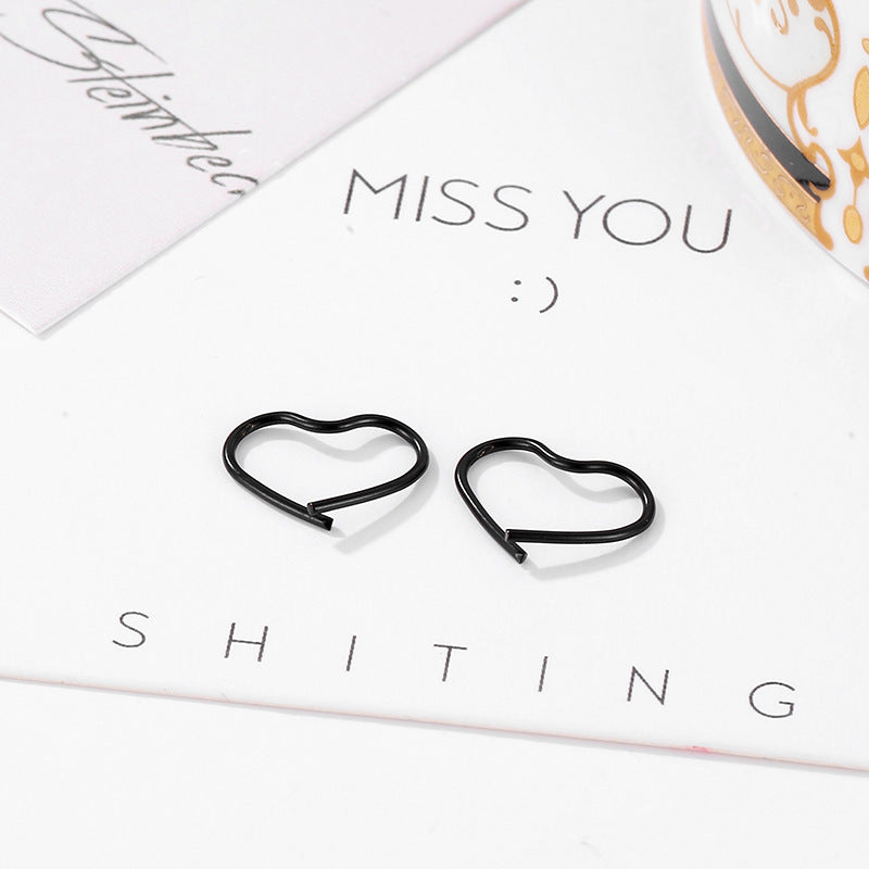 Non-mainstream Men And Women Couples Metal Ear Clips